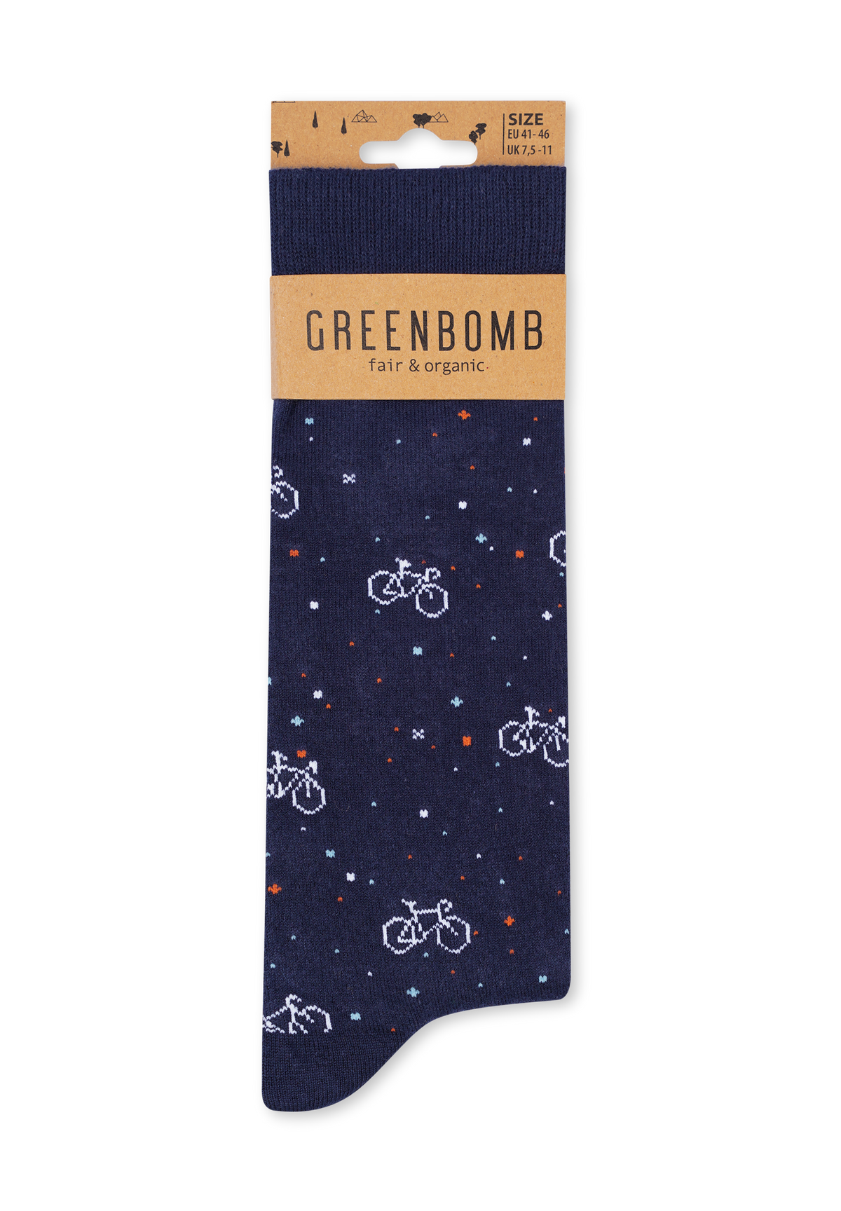 Weiß:  Lässige Socken aus Bio-Baumwoll Mix für Unisex [16565]