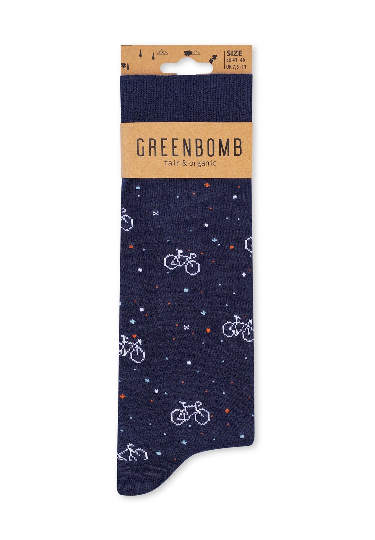 Weiß:  Lässige Socken aus Bio-Baumwoll Mix für Unisex [16567]