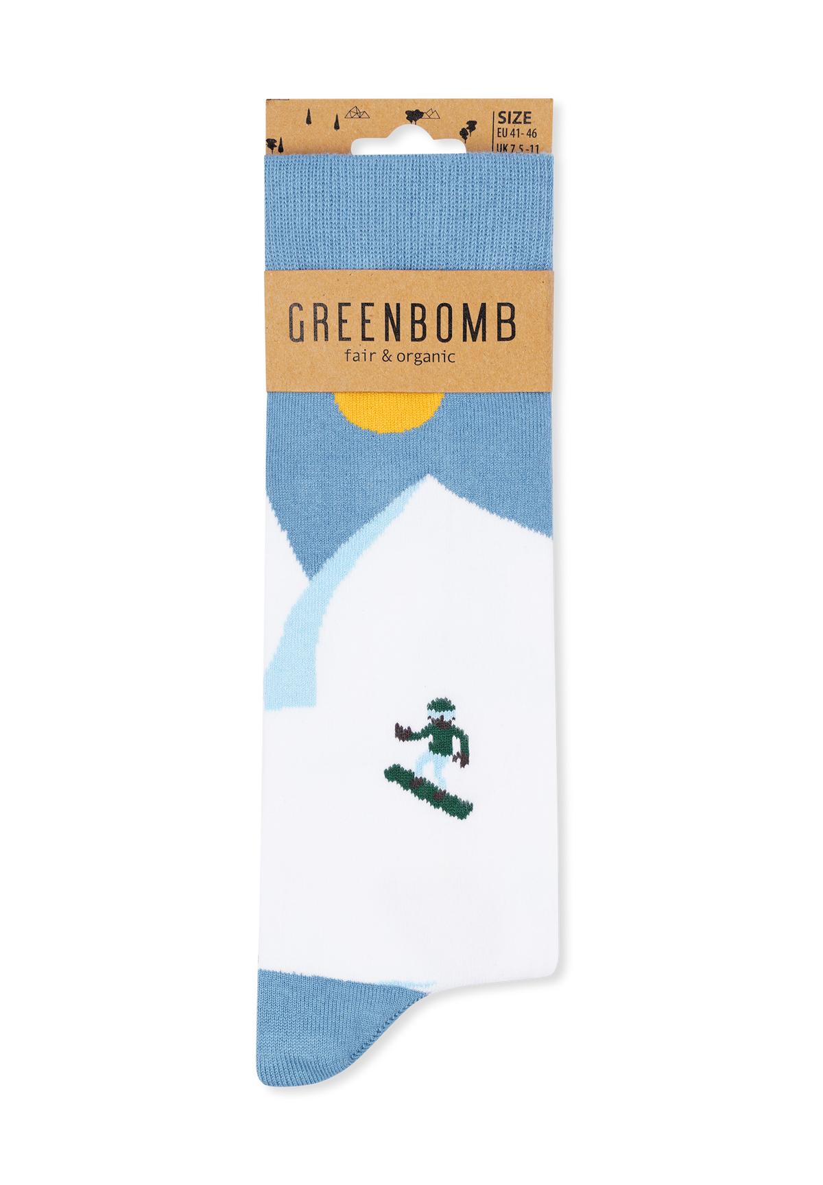 Weiß:  Lässige Socken aus Bio-Baumwoll Mix für Unisex [16577]