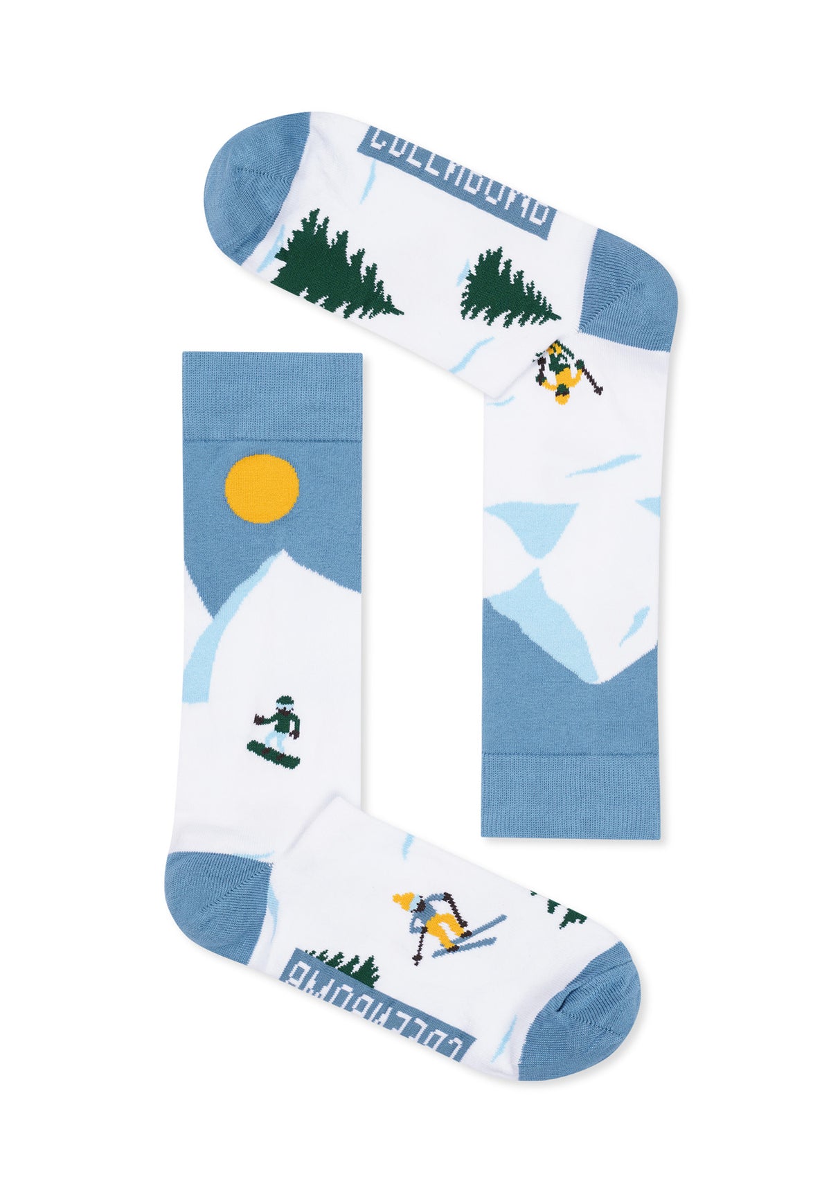 Weiß:  Lässige Socken aus Bio-Baumwoll Mix für Unisex [16578]