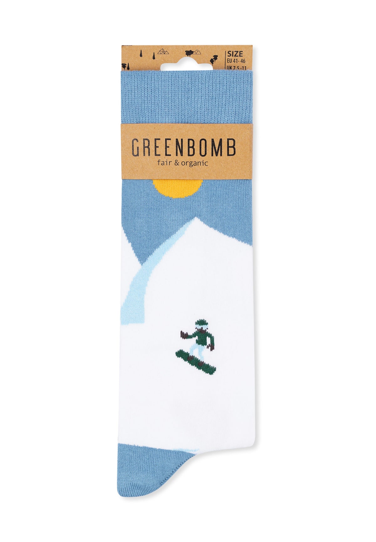 Weiß:  Lässige Socken aus Bio-Baumwoll Mix für Unisex [16579]