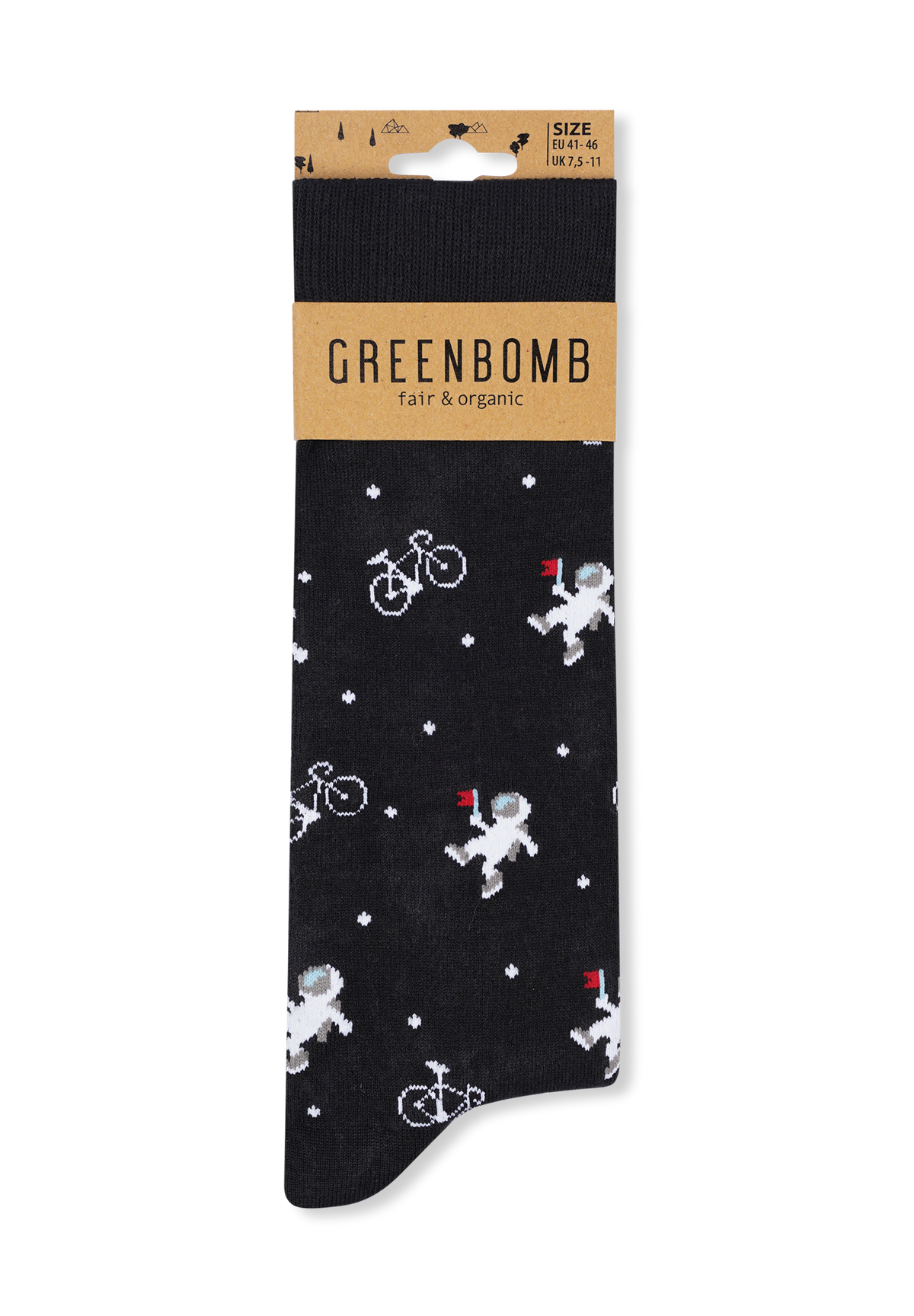 Weiß:  Lässige Socken aus Bio-Baumwoll Mix für Unisex [16581]