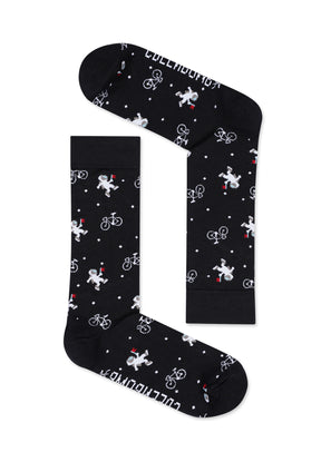 Weiß:  Lässige Socken aus Bio-Baumwoll Mix für Unisex [16582]