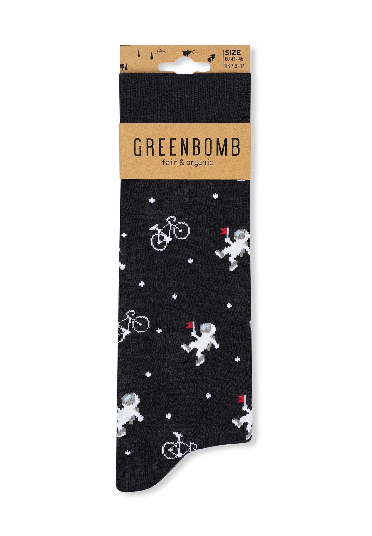 Weiß:  Lässige Socken aus Bio-Baumwoll Mix für Unisex [16583]