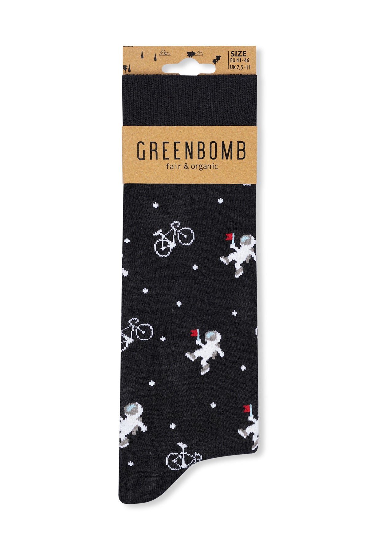 Weiß:  Lässige Socken aus Bio-Baumwoll Mix für Unisex [16583]