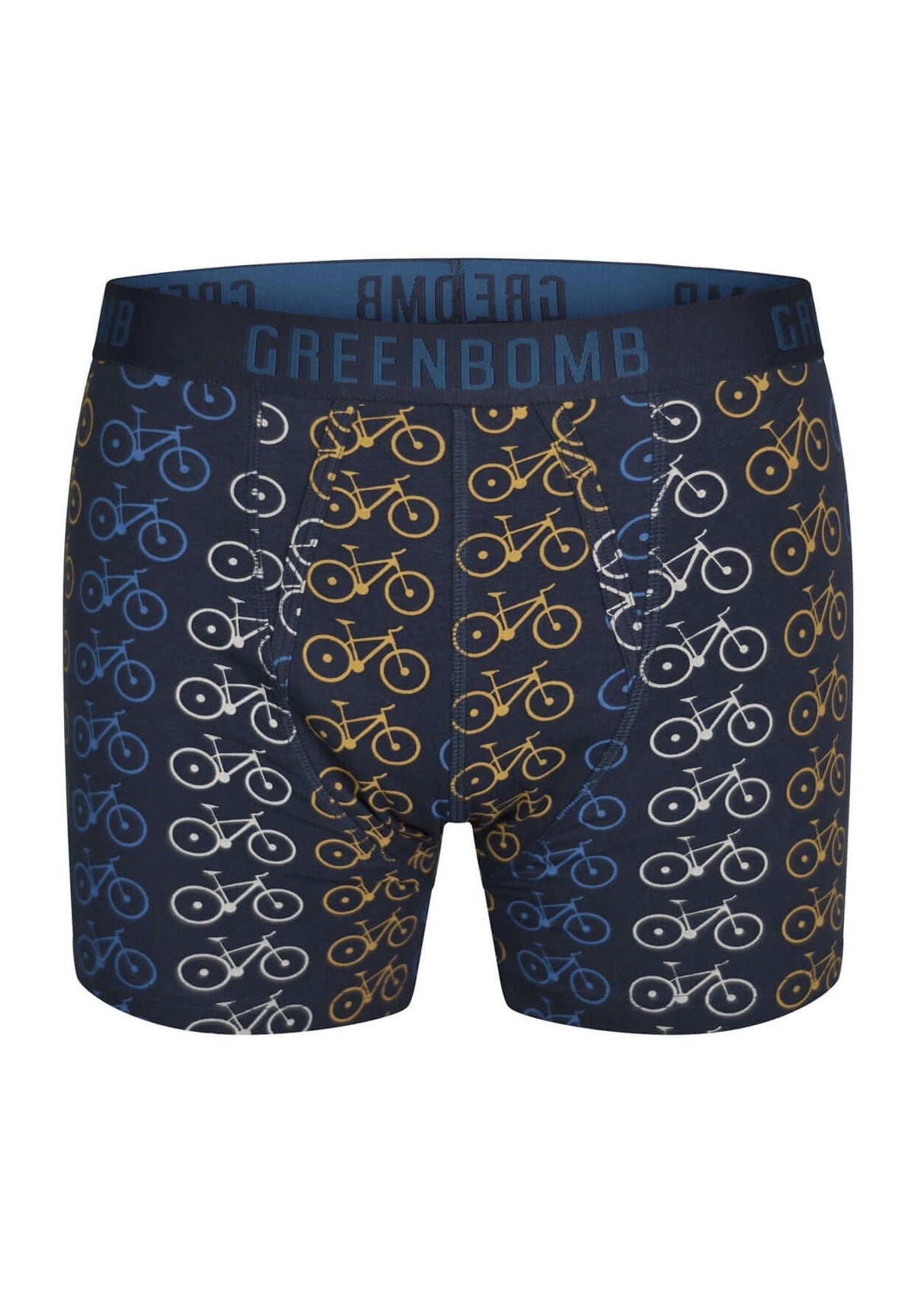 Blau:  Gemütliche Trunk aus Bio-Baumwoll Mix für Herren [16606]