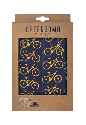 Navy: Gemütliche Trunk aus Bio-Baumwoll Mix für Herren [16607]