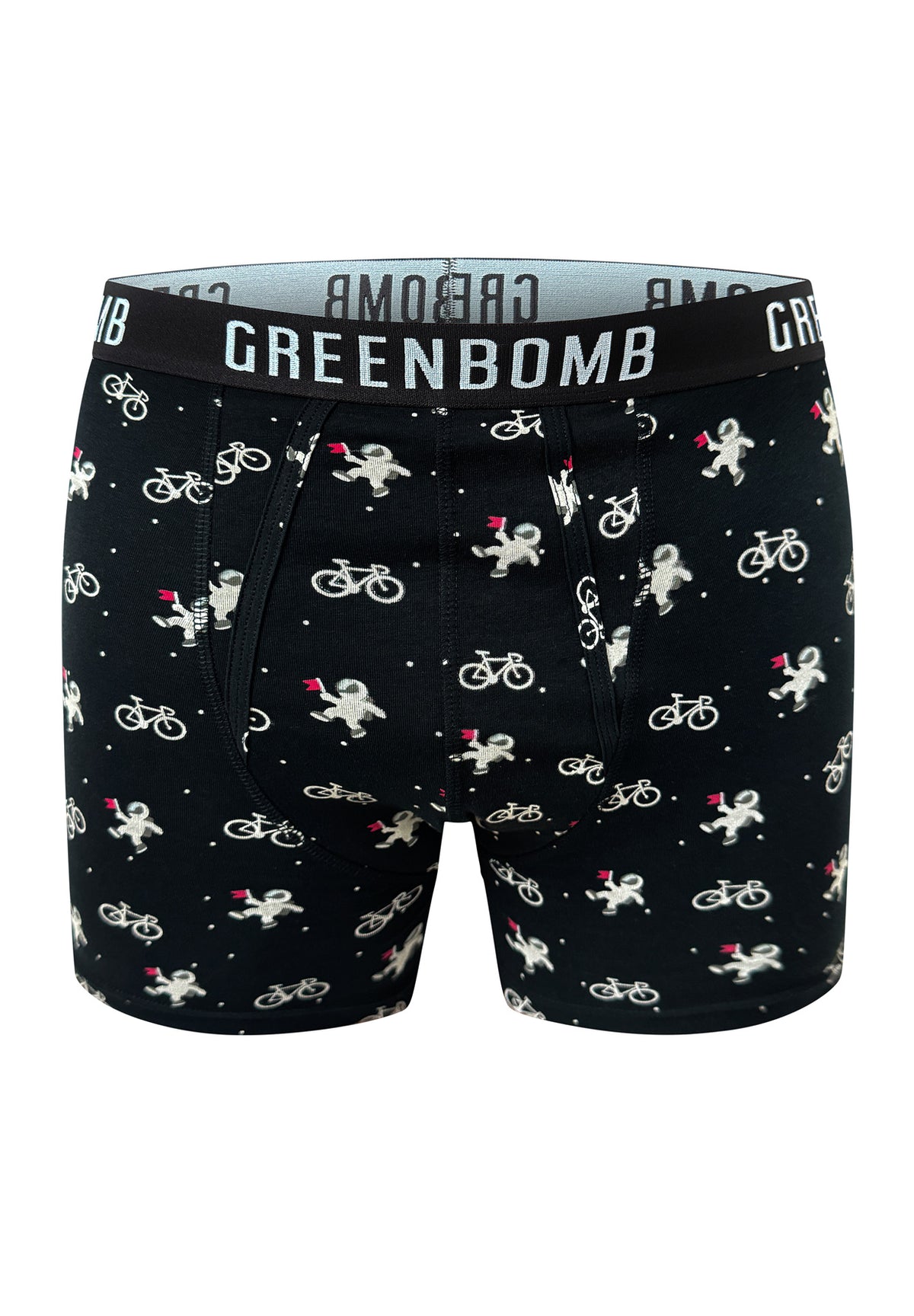 Black: Gemütliche Trunk aus Bio-Baumwoll Mix für Herren [16610]