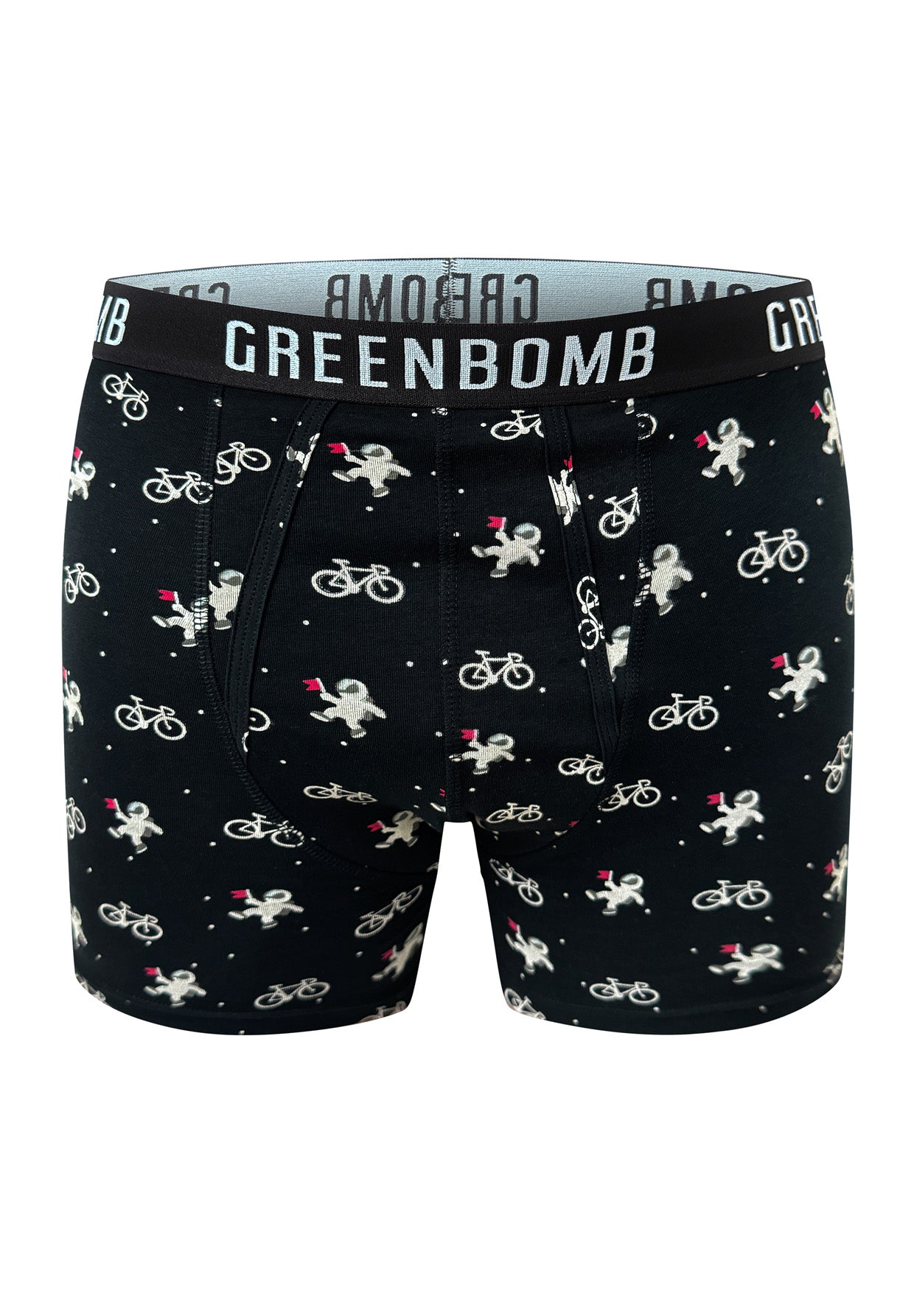 Black: Gemütliche Trunk aus Bio-Baumwoll Mix für Herren [16610]