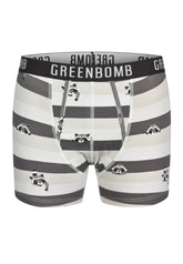 Heather Grey: Gemütliche Trunk aus Bio-Baumwoll Mix für Herren [16612]