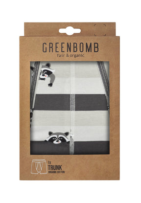 Heather Grey: Gemütliche Trunk aus Bio-Baumwoll Mix für Herren [16613]