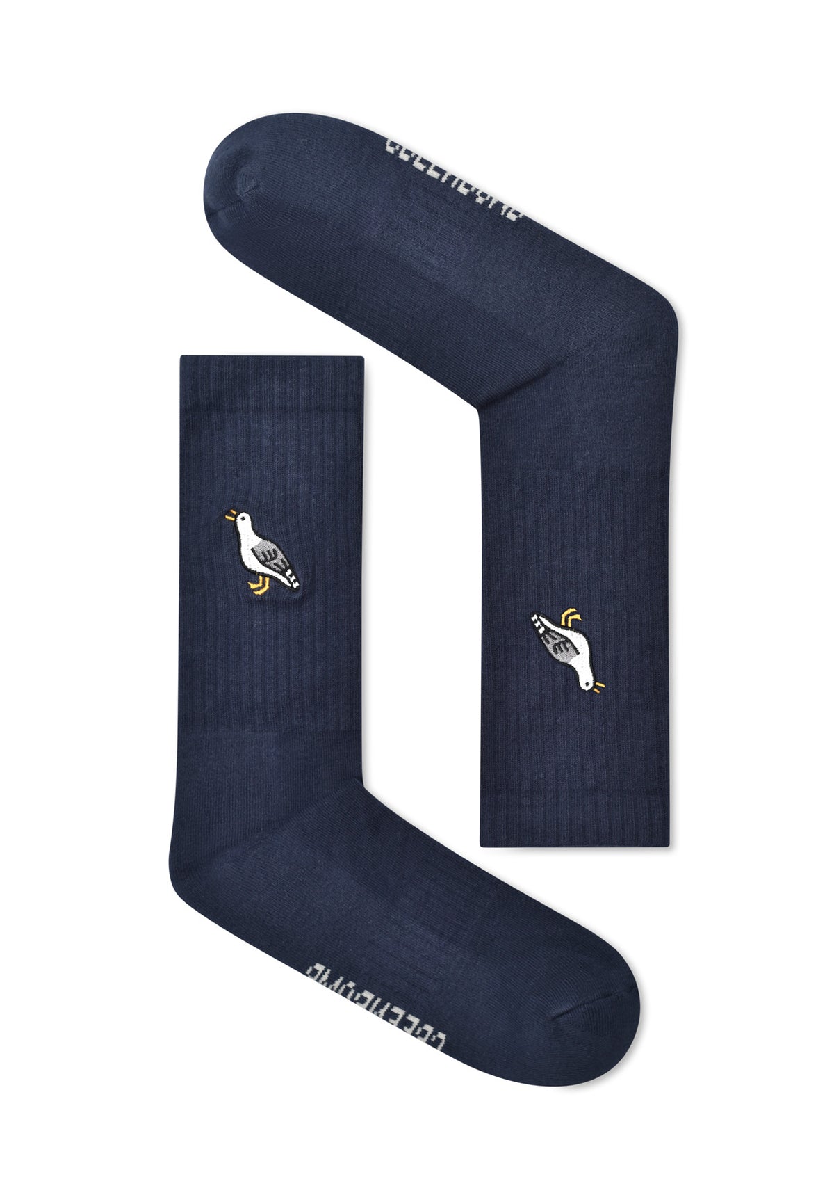Blau:  Lässige Socken aus Bio-Baumwoll Mix für Unisex [16633]