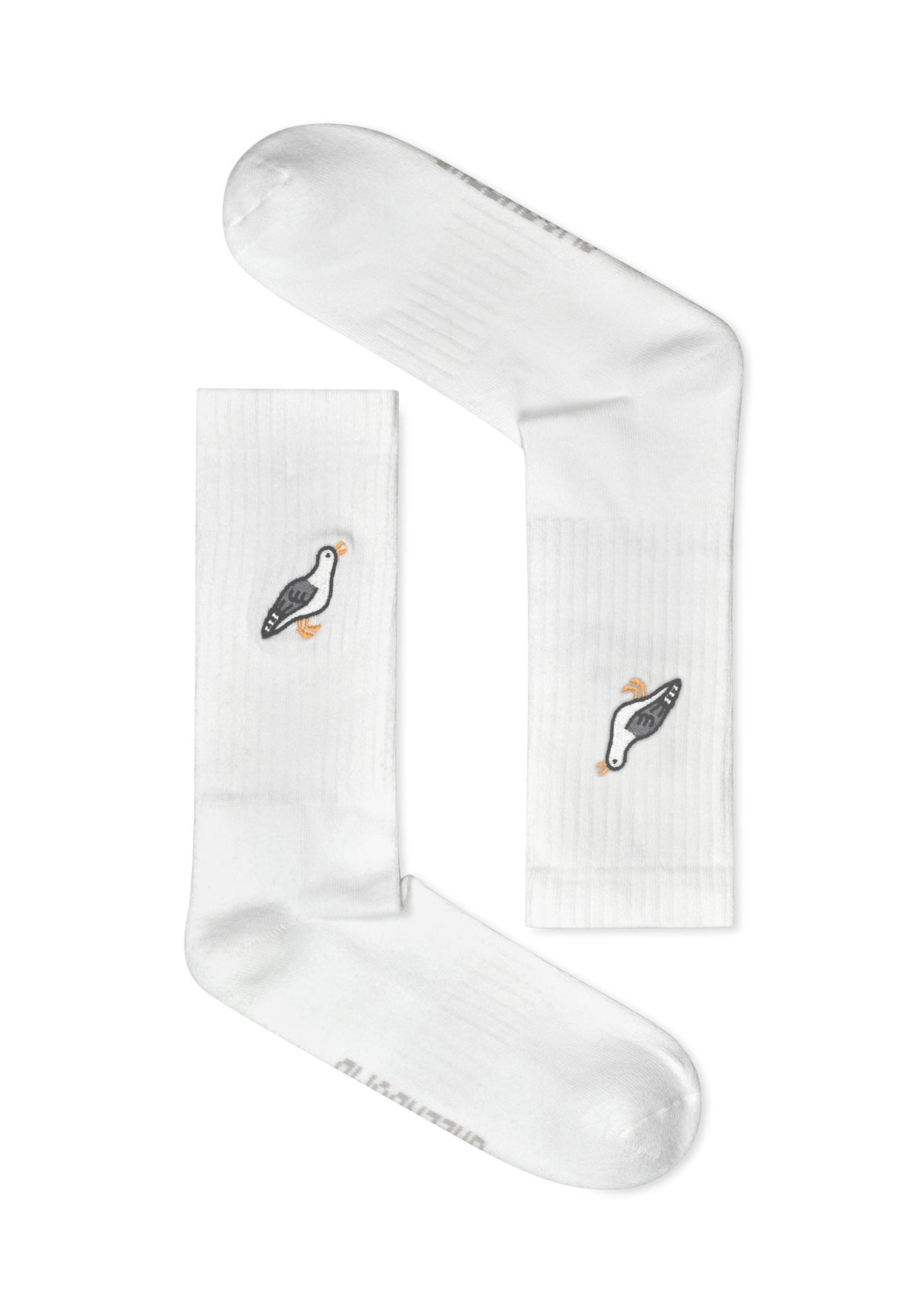 White: Lässige Socken aus Bio-Baumwoll Mix für Unisex [16637]