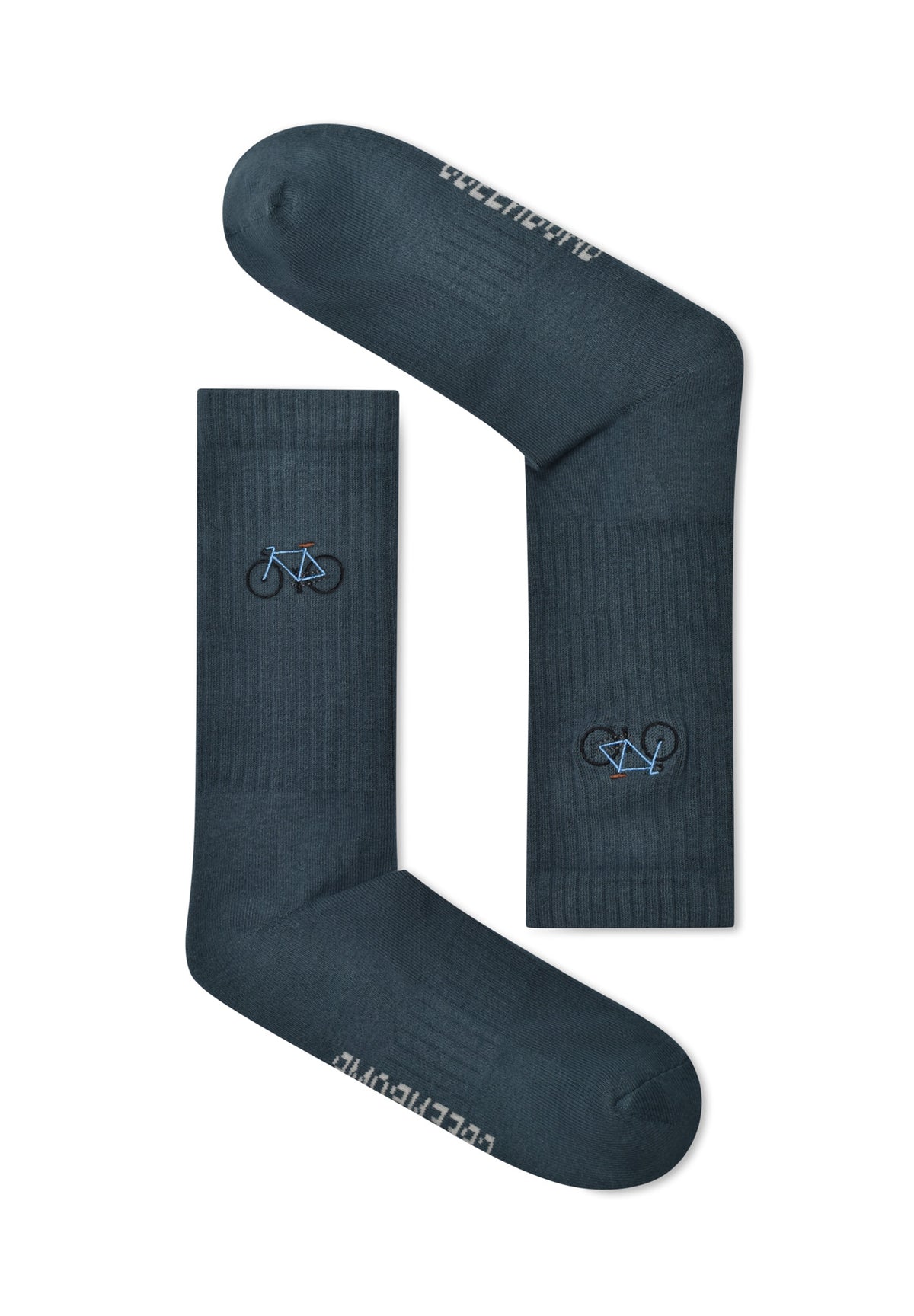 Blau:  Lässige Socken aus Bio-Baumwoll Mix für Unisex [16643]