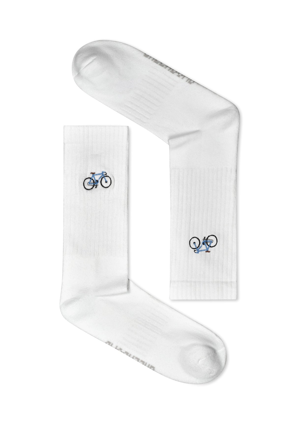White: Lässige Socken aus Bio-Baumwoll Mix für Unisex [16645]