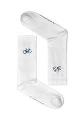 White: Lässige Socken aus Bio-Baumwoll Mix für Unisex [16645]
