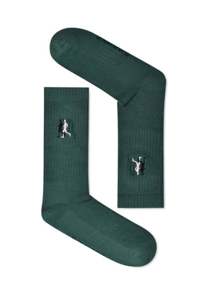 Grün:  Lässige Socken aus Bio-Baumwoll Mix für Unisex [16669]