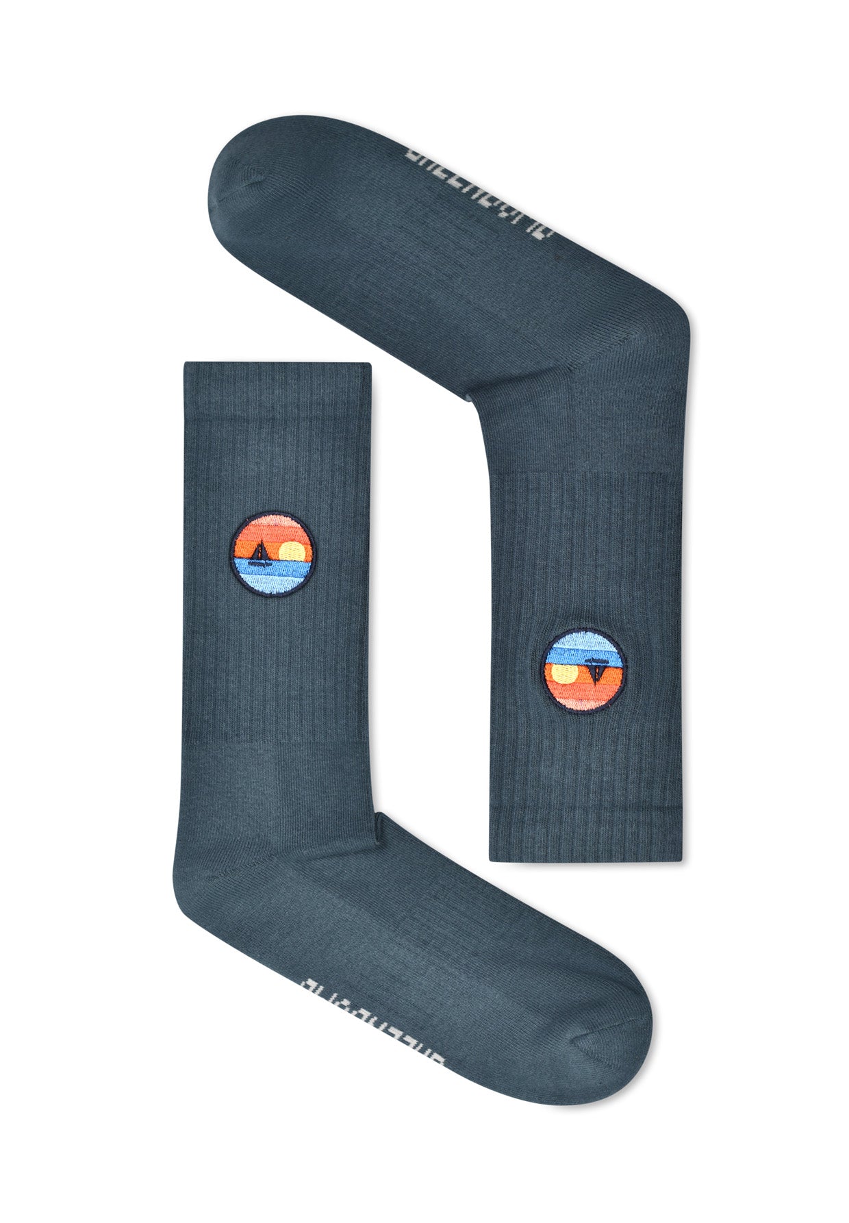 Blue Stone: Lässige Socken aus Bio-Baumwoll Mix für Unisex [16681]
