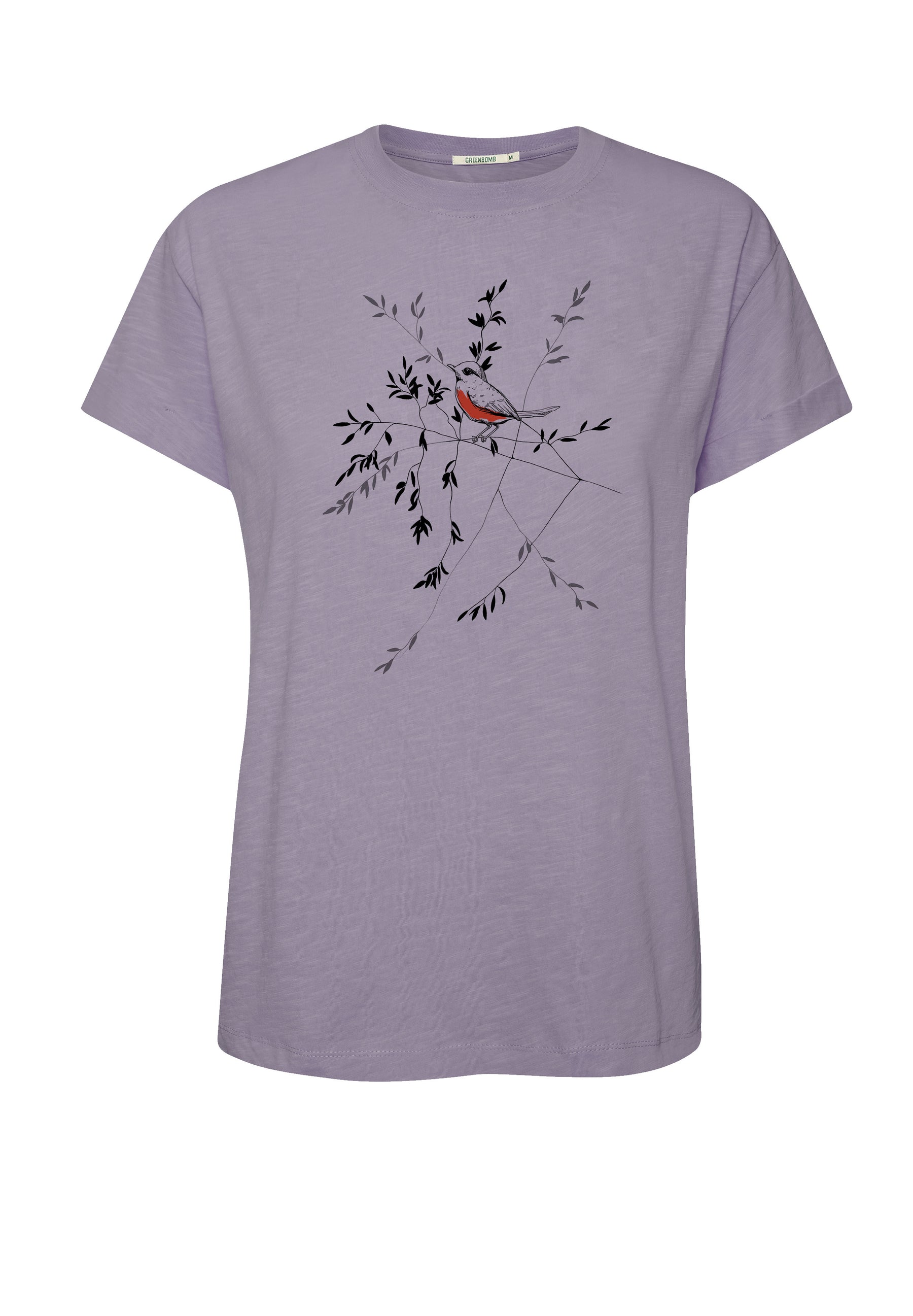 Lilac: Lässiges T-Shirt aus Bio-Baumwolle für Damen [16701]