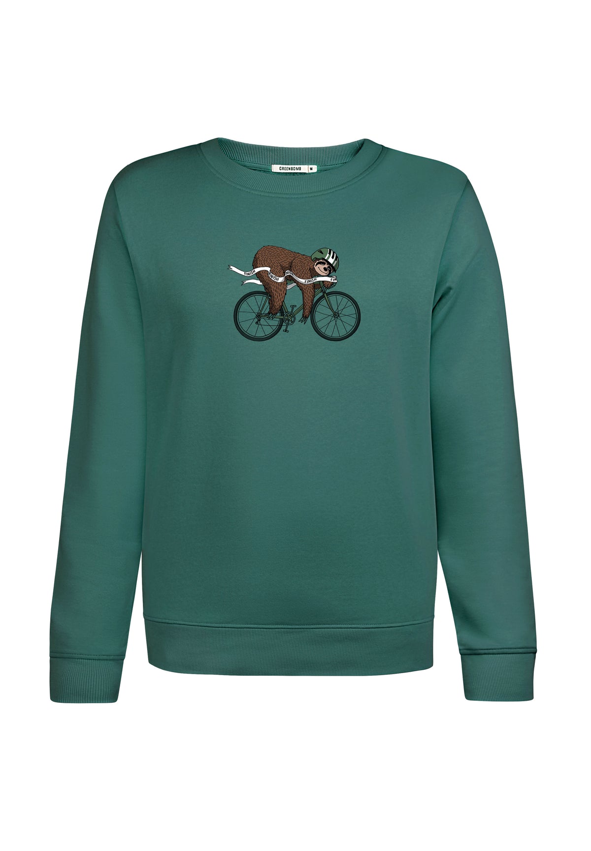 Jungle Green: Gemütliches Sweatshirt aus Bio-Baumwolle für Damen [16737]