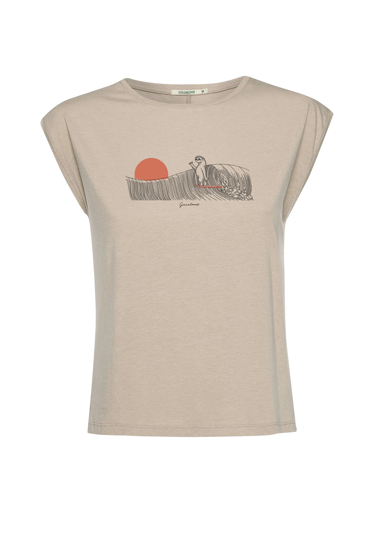 Latte: Lässiges Shirt aus LENZING™ TENCEL™ Mix für Damen [16784]