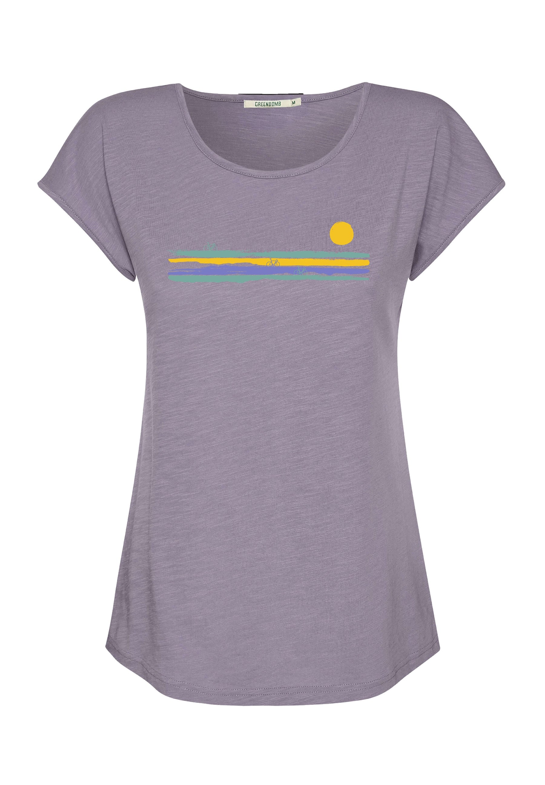 Lila:  Sportliches T-Shirt aus Bio-Baumwolle für Damen [16802]