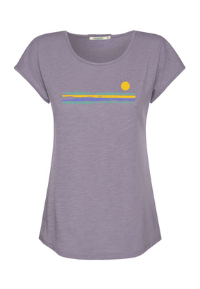 Lila:  Sportliches T-Shirt aus Bio-Baumwolle für Damen [16802]