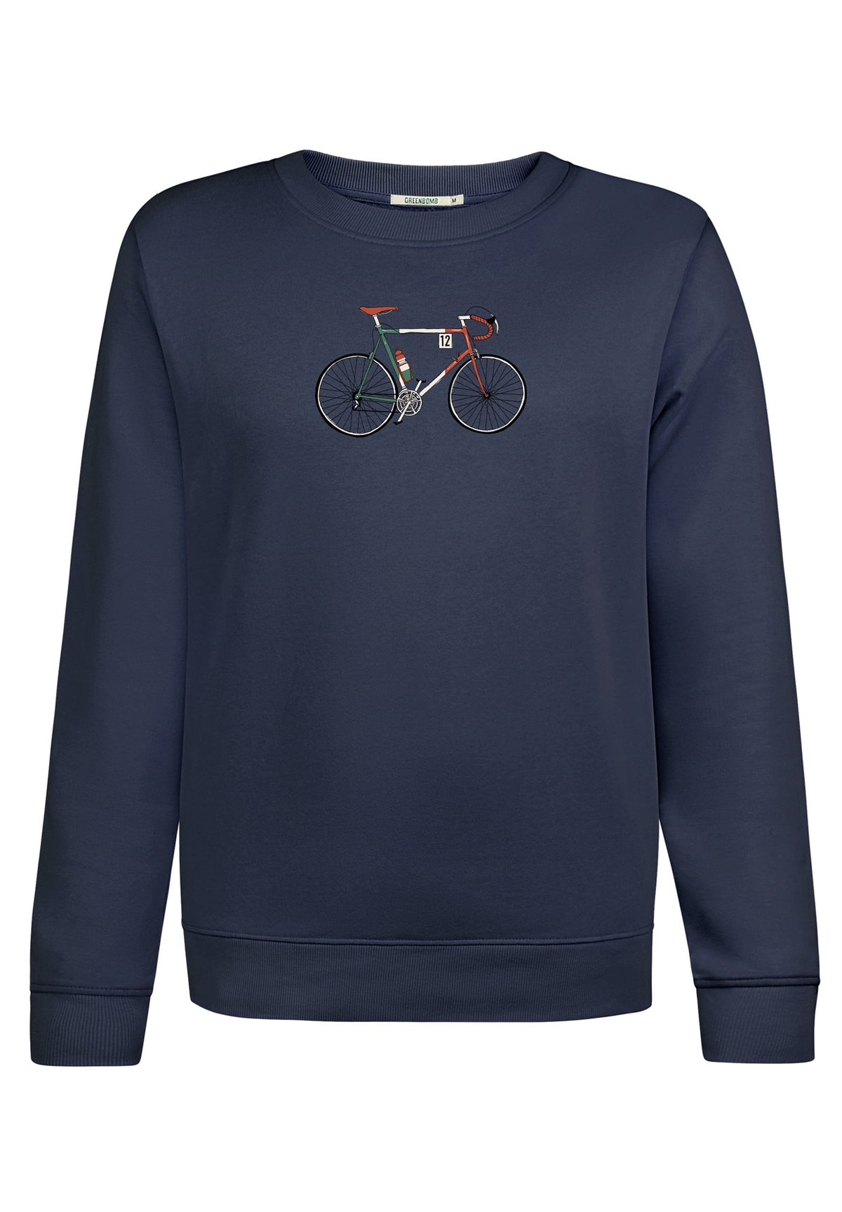 Navy: Gemütliches Sweatshirt aus Bio-Baumwolle für Damen [16882]