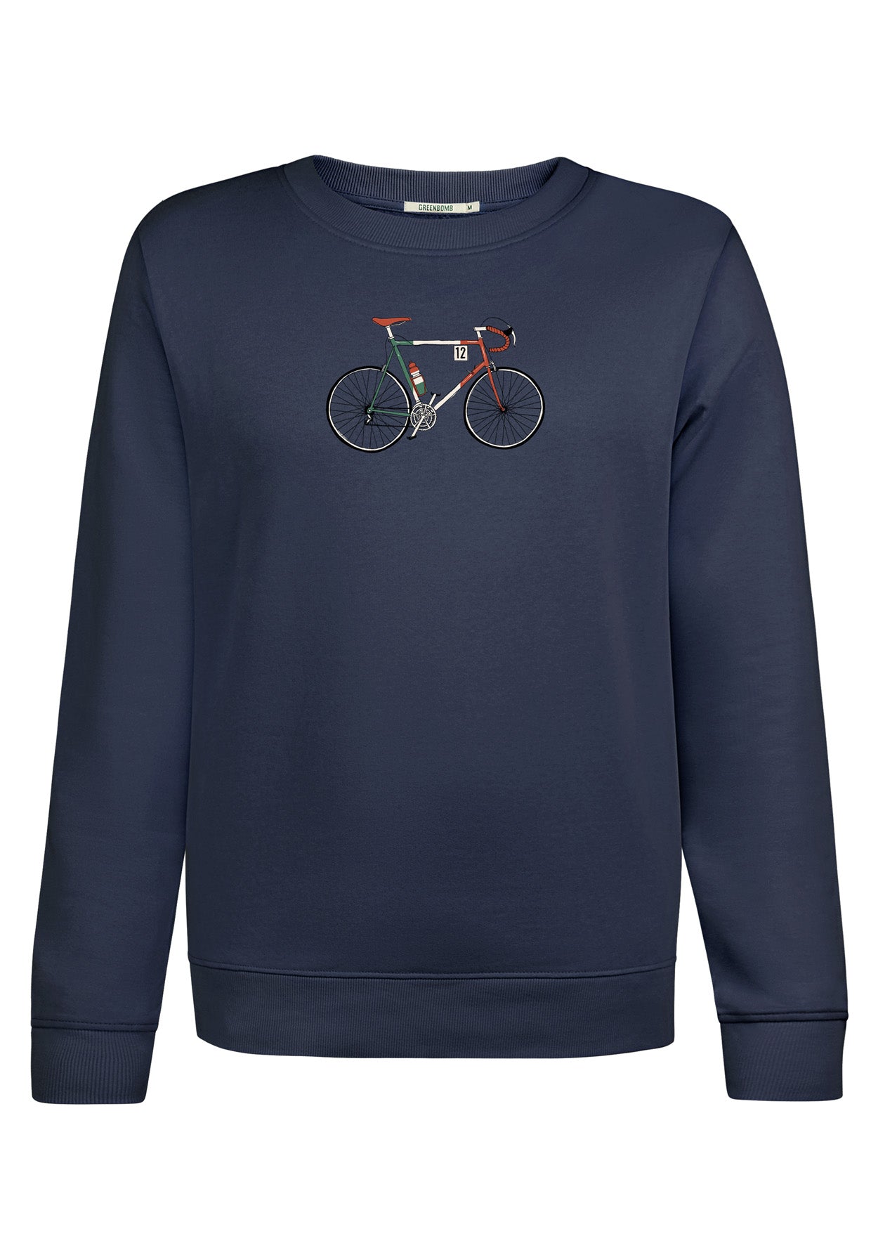 Navy: Gemütliches Sweatshirt aus Bio-Baumwolle für Damen [16882]