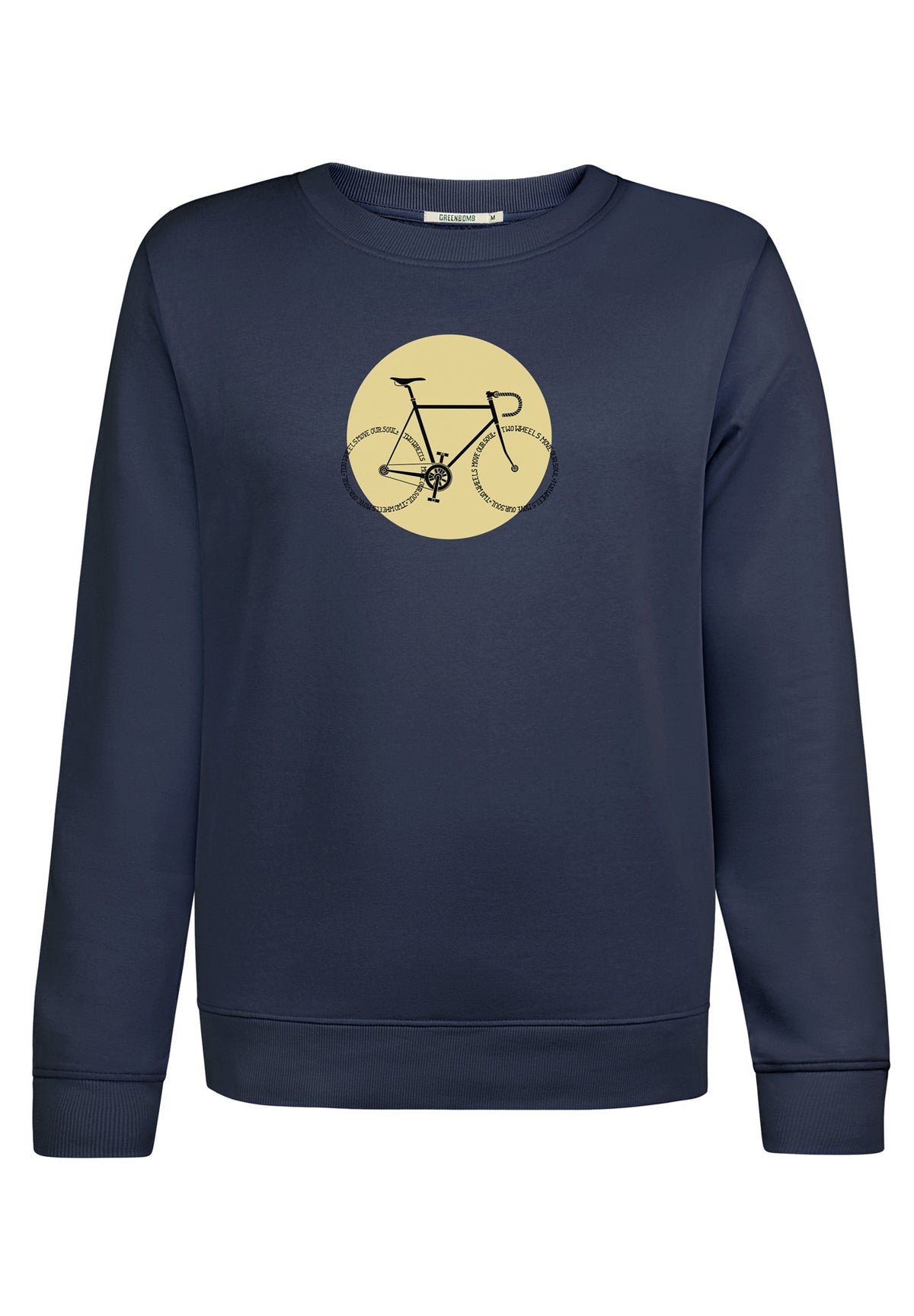 Navy: Gemütliches Sweatshirt aus Bio-Baumwolle für Damen [16947]