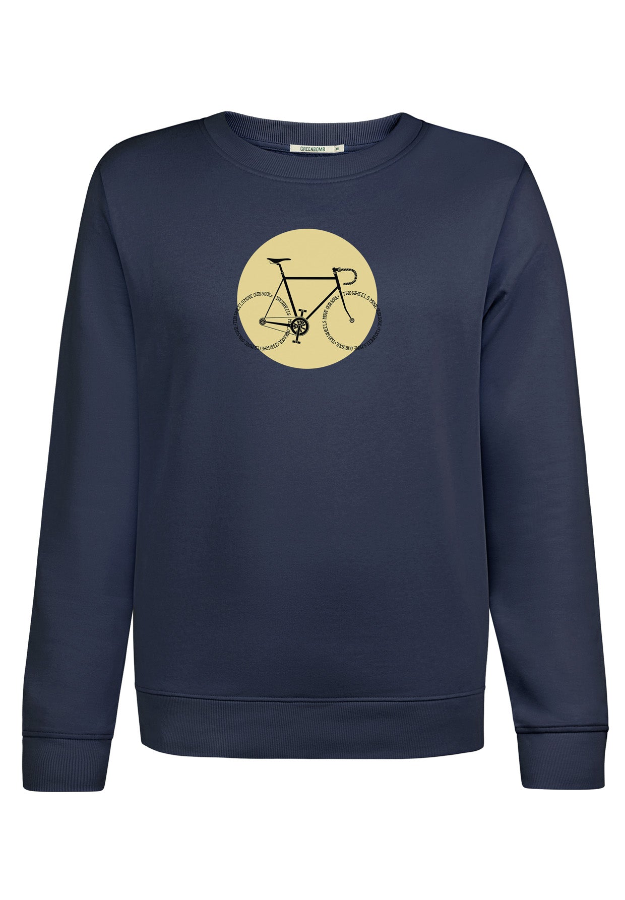 Navy: Gemütliches Sweatshirt aus Bio-Baumwolle für Damen [16947]