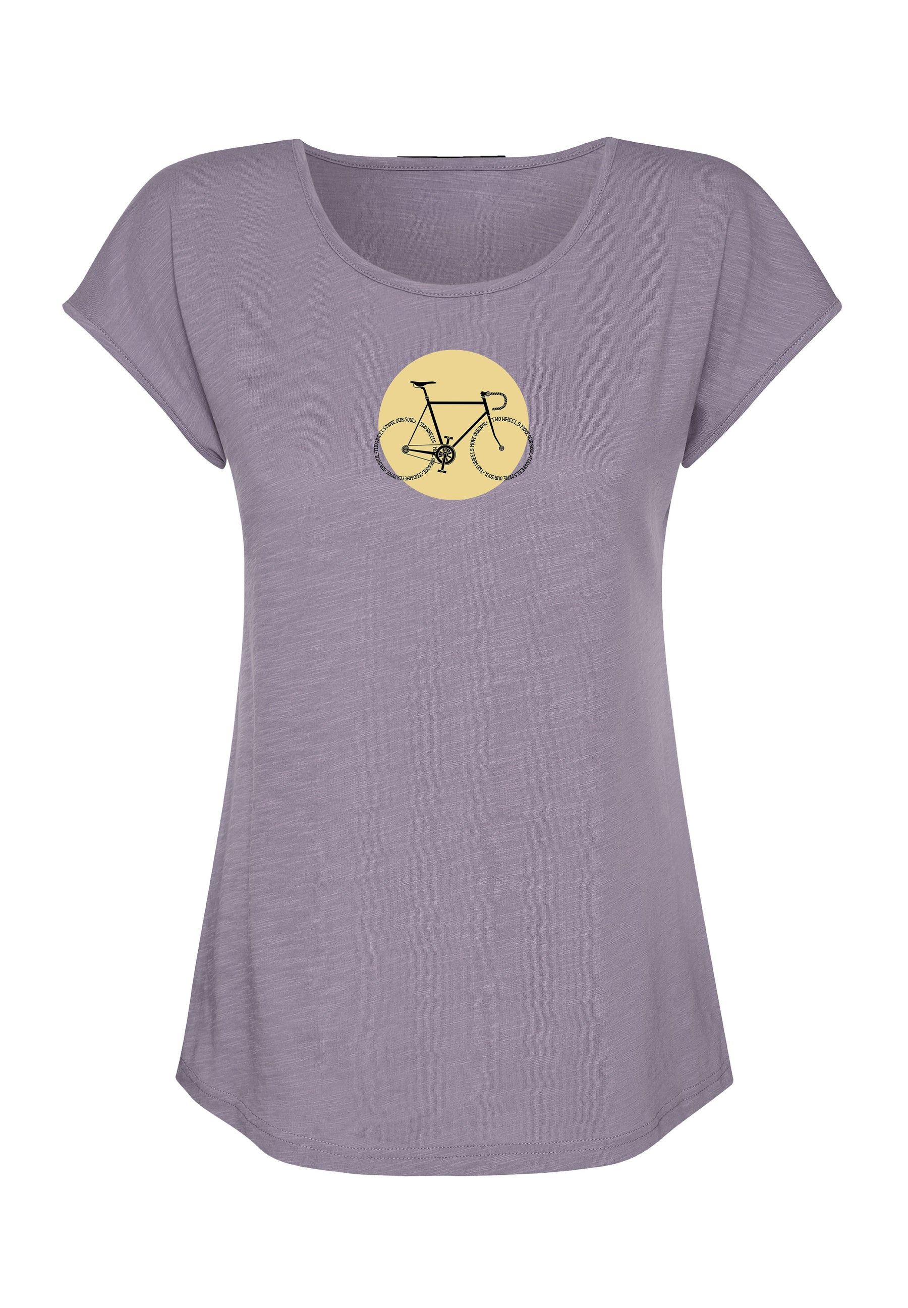 Lila:  Sportliches T-Shirt aus Bio-Baumwolle für Damen [16954]