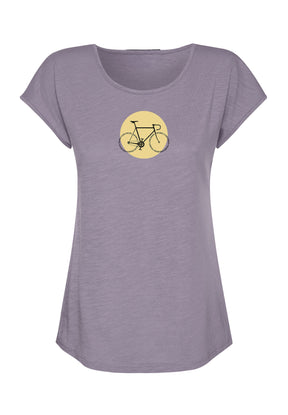 Lila:  Sportliches T-Shirt aus Bio-Baumwolle für Damen [16954]