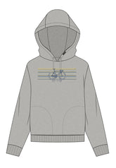 Grau:  Gemütlicher Hoodie aus Bio-Baumwoll Mix für Damen [16990]