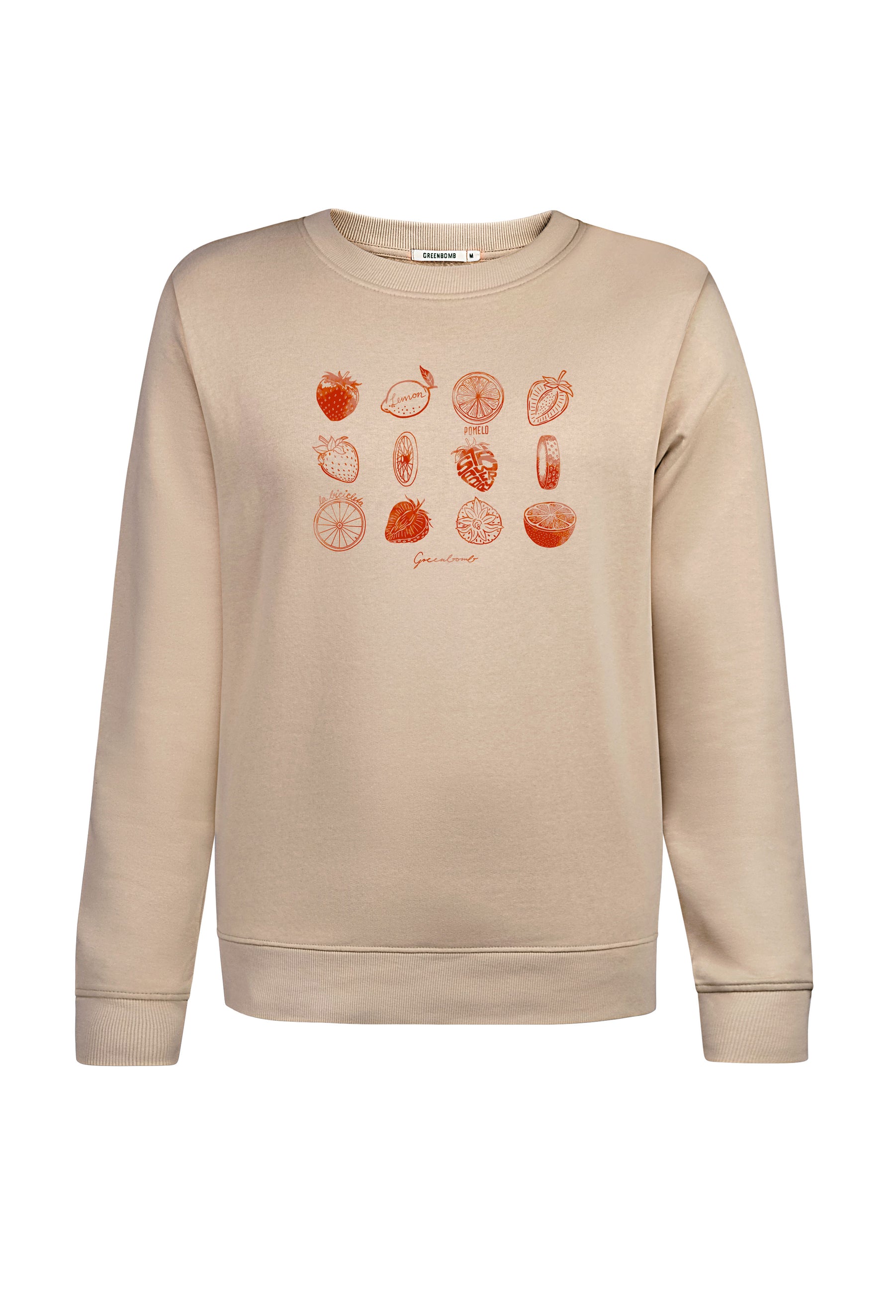 Latte: Gemütliches Sweatshirt aus Bio-Baumwolle für Damen [17034]