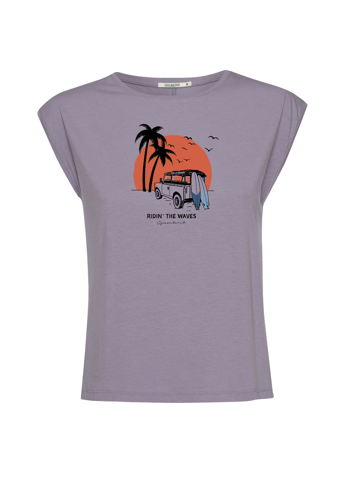 Lilac: Lässiges Shirt aus LENZING™ TENCEL™ Mix für Damen [17121]