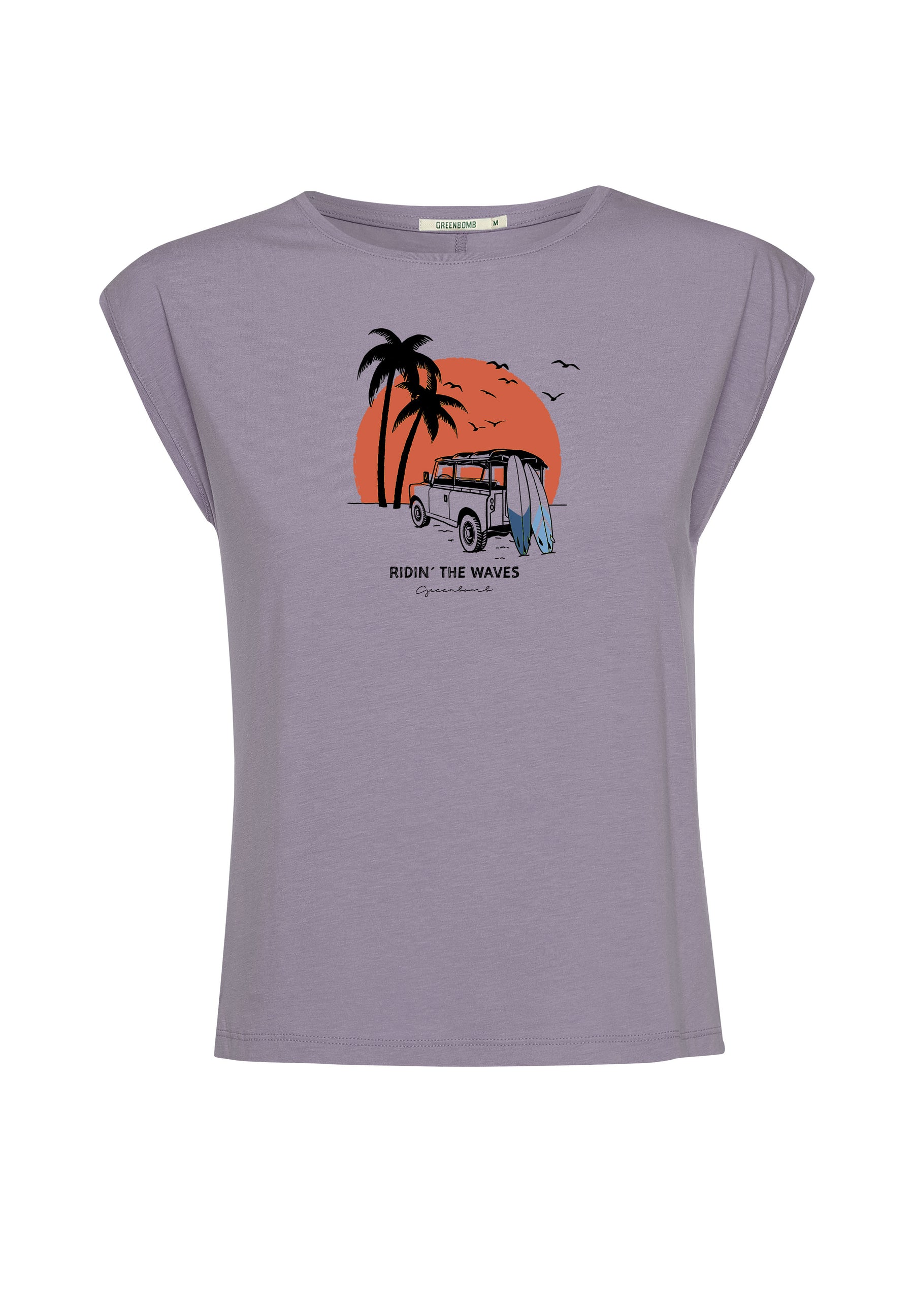 Lilac: Lässiges Shirt aus LENZING™ TENCEL™ Mix für Damen [17121]