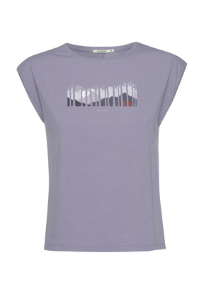 Lilac: Lässiges Shirt aus LENZING™ TENCEL™ Mix für Damen [17222]