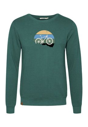 Grün:  Gemütliches Sweatshirt aus Bio-Baumwolle für Herren [17408]