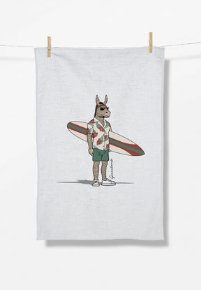 White: Praktisches Geschirrtuch aus Bio-Baumwolle für Unisex [17422]