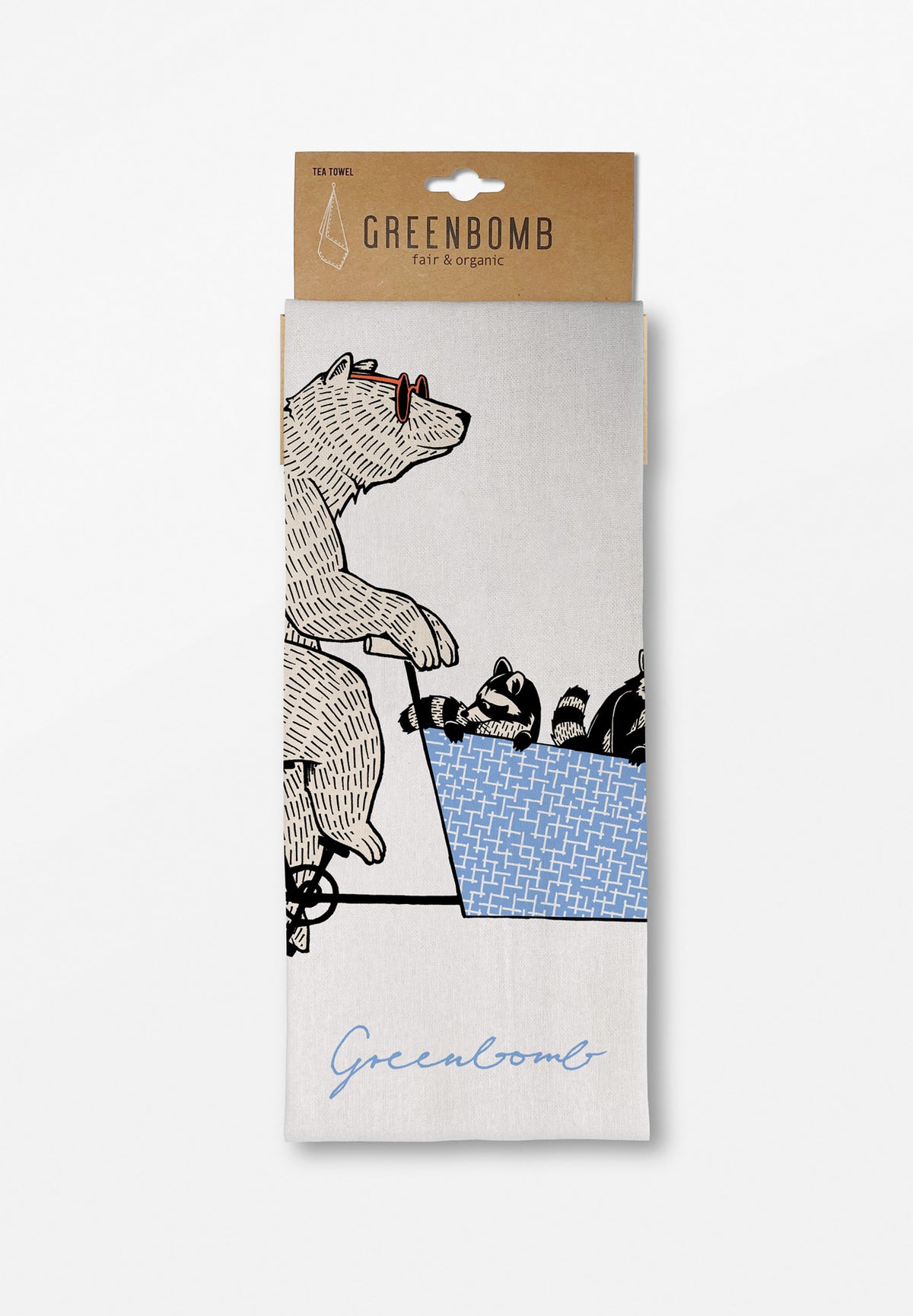 White: Praktisches Geschirrtuch aus Bio-Baumwolle für Unisex [17427]