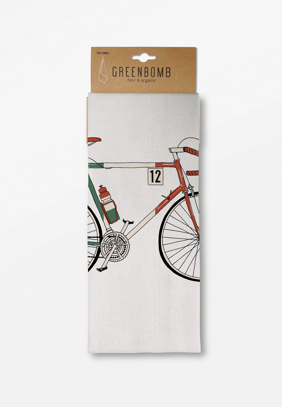 White: Praktisches Geschirrtuch aus Bio-Baumwolle für Unisex [17431]