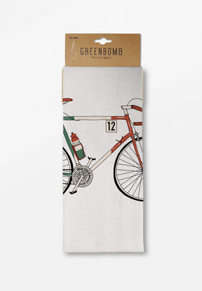 White: Praktisches Geschirrtuch aus Bio-Baumwolle für Unisex [17431]