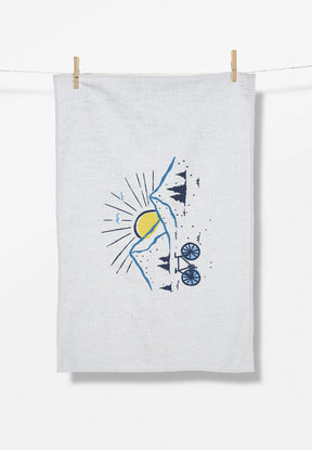 White: Praktisches Geschirrtuch aus Bio-Baumwolle für Unisex [17446]