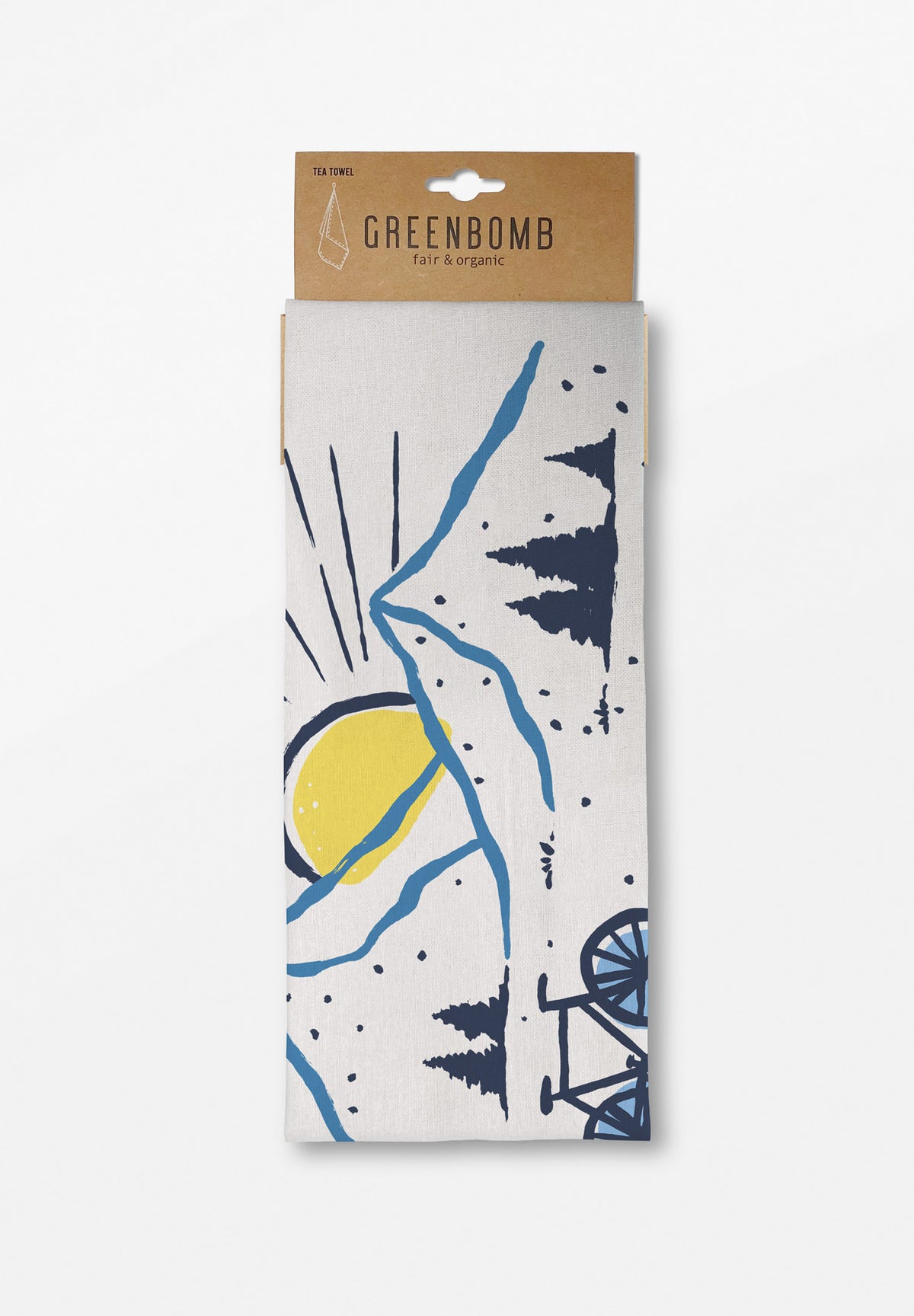 White: Praktisches Geschirrtuch aus Bio-Baumwolle für Unisex [17447]