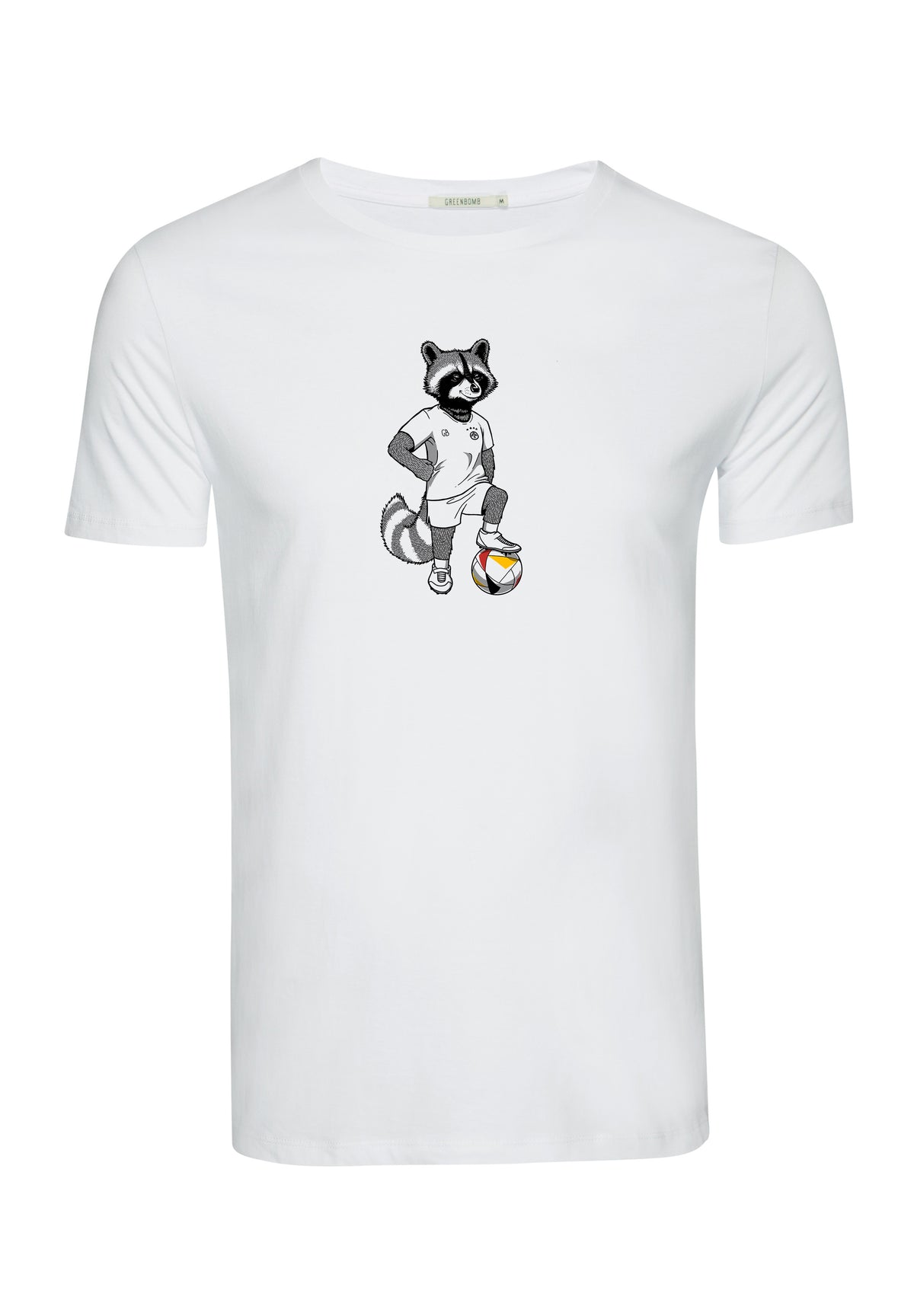 White: Sportliches T-Shirt aus Bio-Baumwolle für Herren [17451]