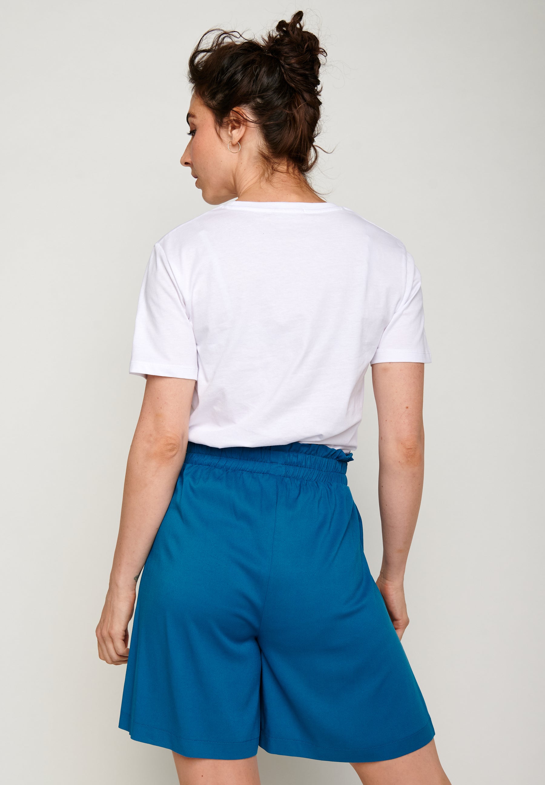 Weiß:  Sportliches T-Shirt aus Bio-Baumwolle für Herren [17454]