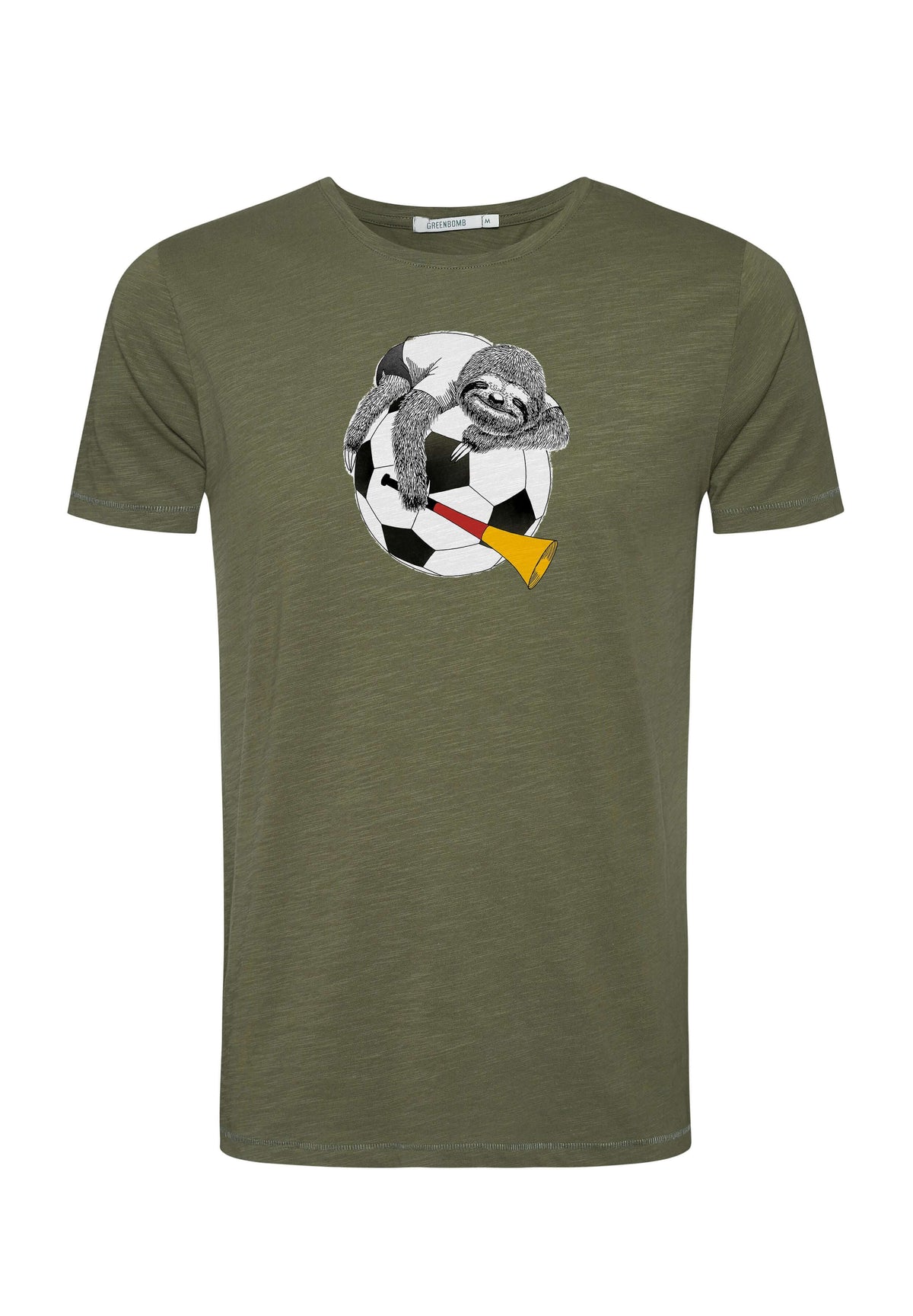 Dirty Olive: Sportliches T-Shirt aus Bio-Baumwolle für Herren [17466]