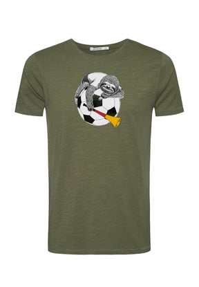 Grün:  Lässiges T-Shirt aus Bio-Baumwolle für Herren [17466]