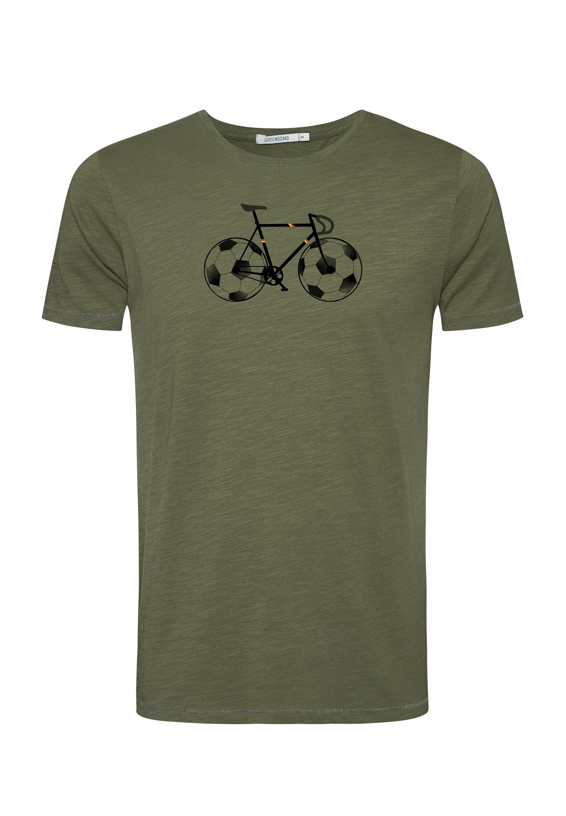 Dirty Olive: Lässiges T-Shirt aus Bio-Baumwolle für Herren [17476]